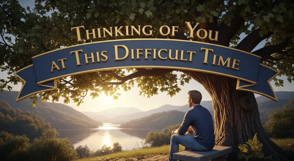 Thinking of You at This Difficult Time Messages for Him