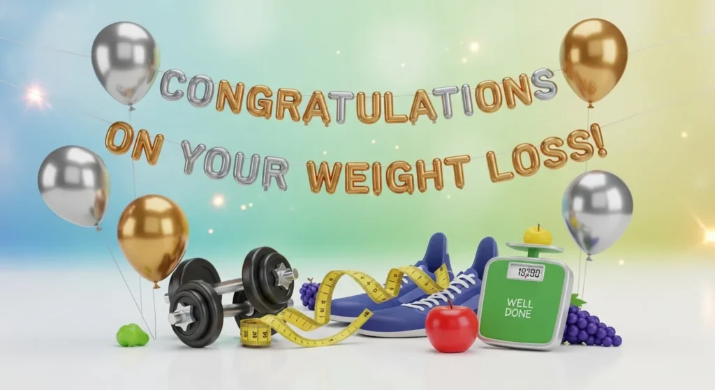 Weight Loss Congratulations Messages for Friend