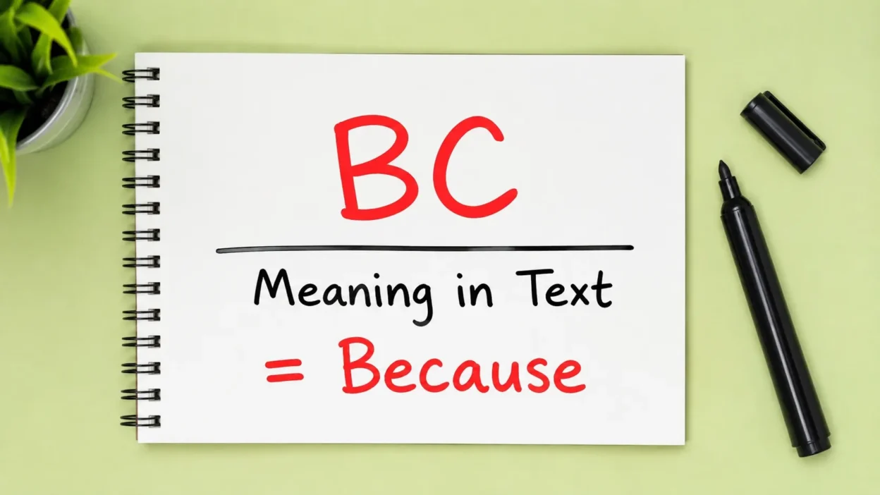 BC Meaning in Text
