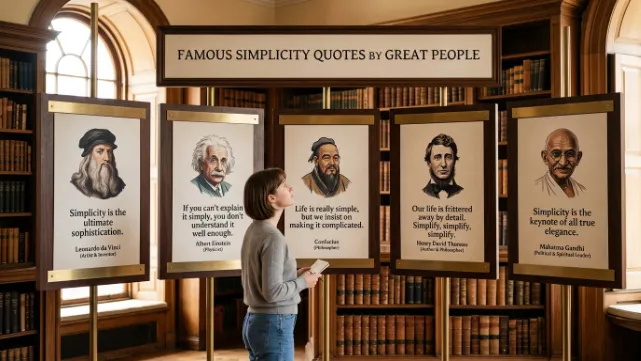Famous Simplicity Quotes by Great People