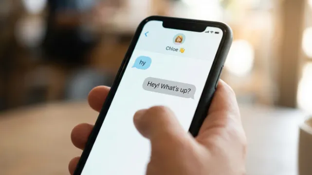 hy mean in text from girl
