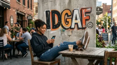 IDGAF Meaning in Text