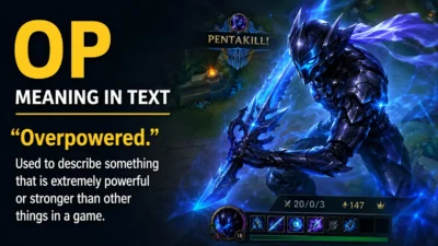 OP Meaning in Text