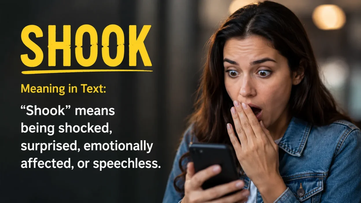 shook Meaning in Text