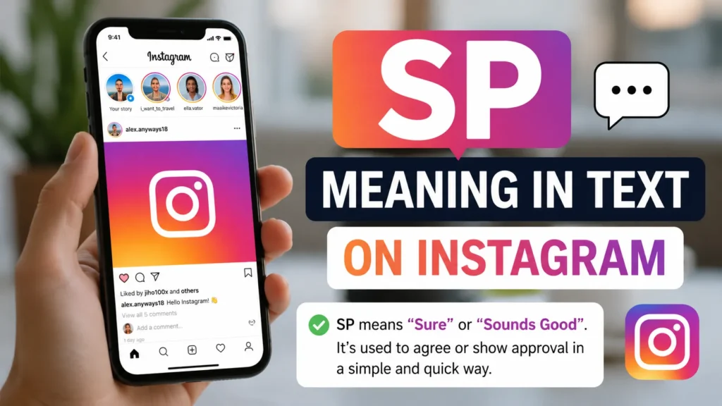 SP Meaning in Text on Instagram