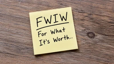 FWIW Meaning in Text
