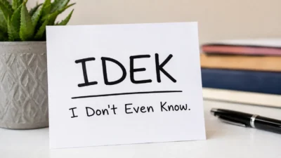 IDEK Meaning in Text