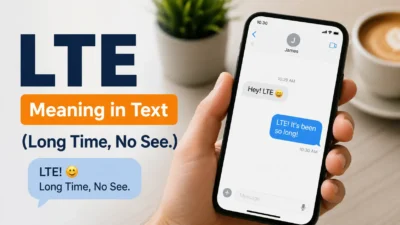 LTE Meaning in Text
