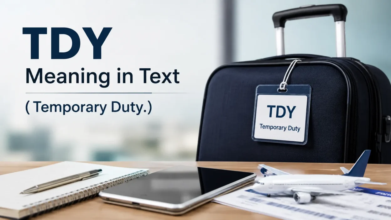 TDY Meaning in Text