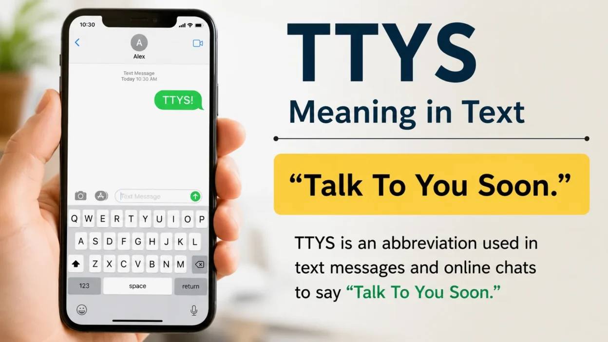 TTYS Meaning in Text