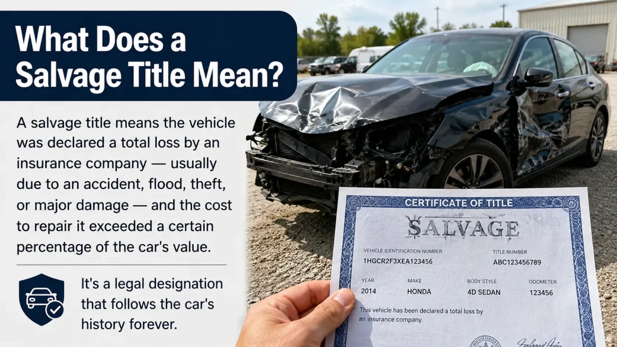 What Does a Salvage Title Mean?