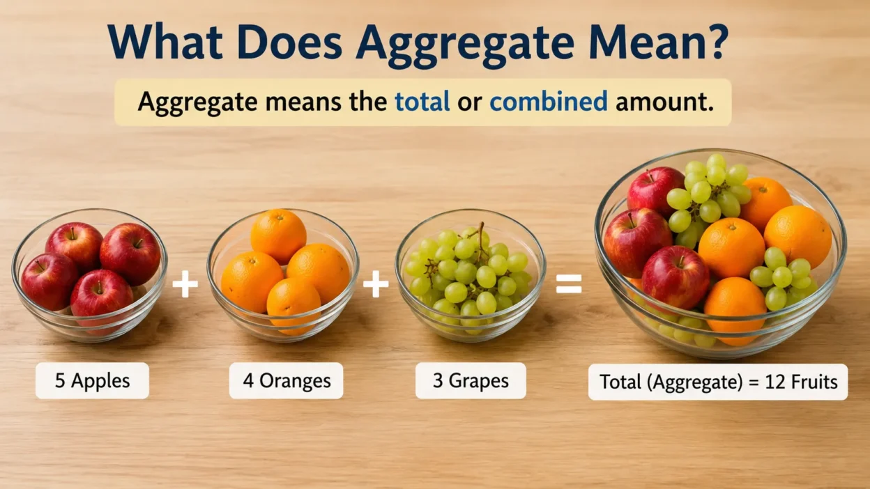 What Does Aggregate Mean?