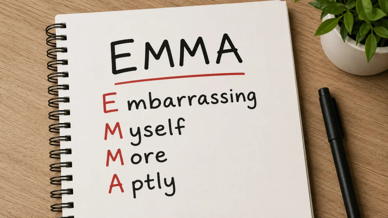 What Does Emma Mean in Text?