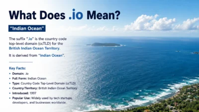 What Does .io Mean?
