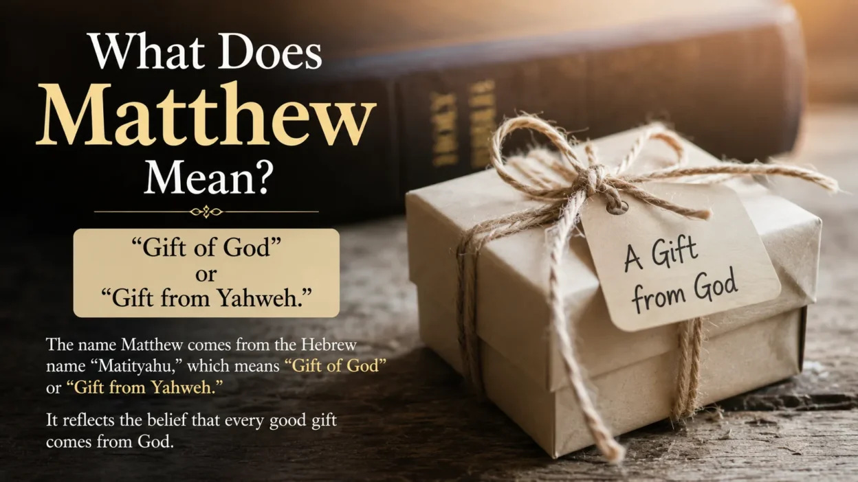 What Does Matthew Mean?