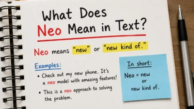 What Does Neo Mean in Text?