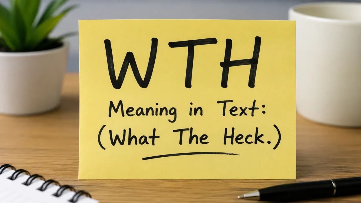 WTH Meaning in Text