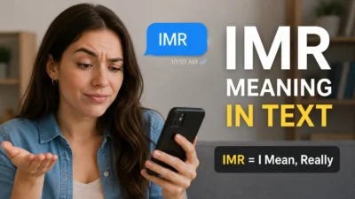 IMR Meaning in Text